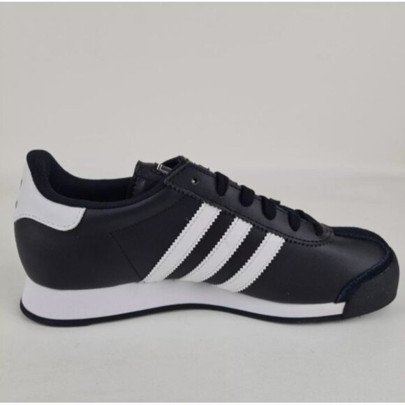 Adidas Originals SAMOA J G20687 Leather Shoes Black White - Picture 4 of 13